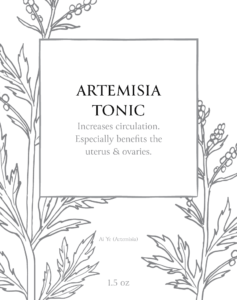 Artemisia Tonic Label